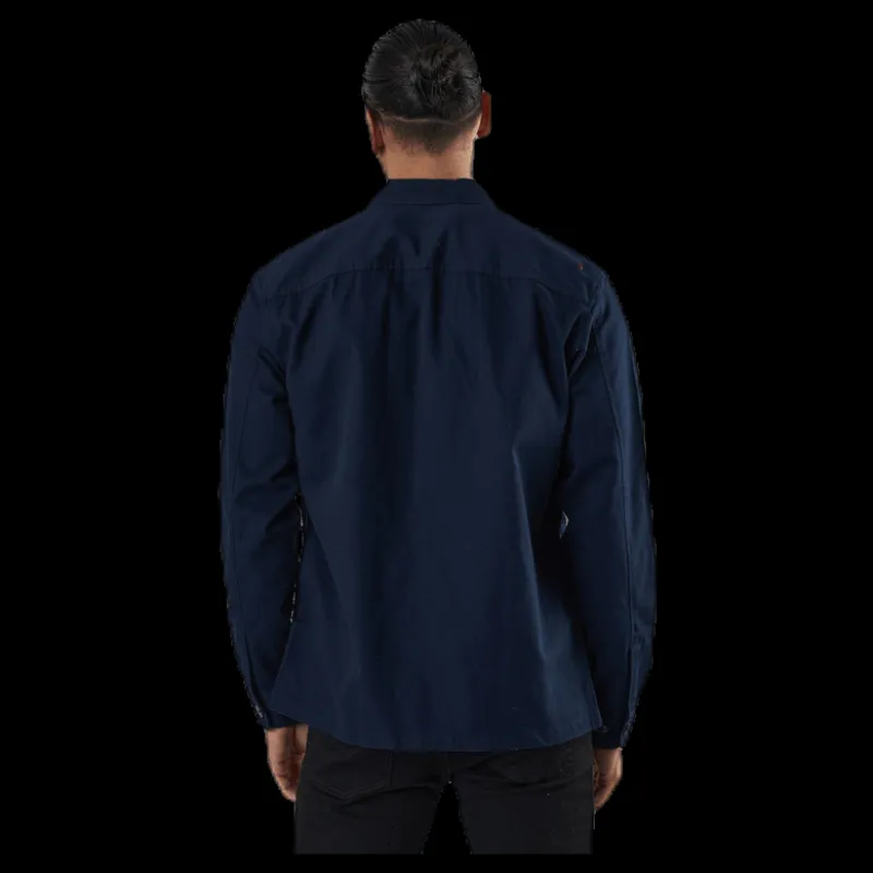 Best Jack & Jones Finn Overshirt Ls Blue Blå