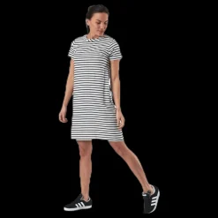 Holebrook Fiona Tee Dress Blue/White Blå och Vit Outlet