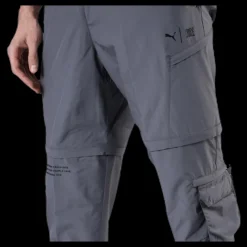 Hot Puma First Mile 2in1 Woven Pant Grey Grå