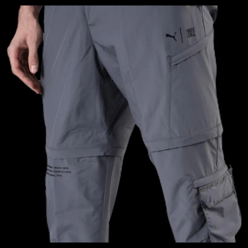Hot Puma First Mile 2in1 Woven Pant Grey Grå