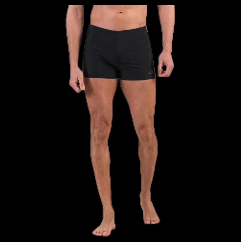 adidas Fitness 3 Stripes Swim Boxer Black / White Svart
