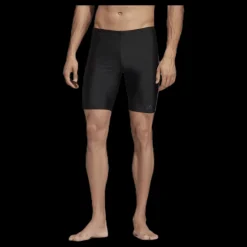 New adidas Fitness 3 Stripes Swim Jammer Black / White Svart