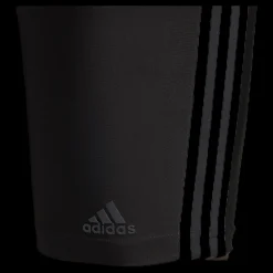 New adidas Fitness 3 Stripes Swim Jammer Black / White Svart