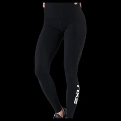 2XU Fitness NewHeightComp Tight White/Black Vit och Svart Discount