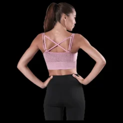 BLACC Fitness Seamless Mesh Bra Pink Rosa Online