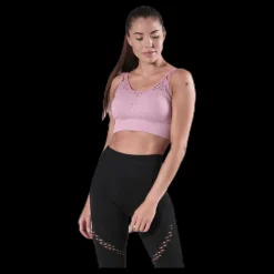 BLACC Fitness Seamless Mesh Bra Pink Rosa Online