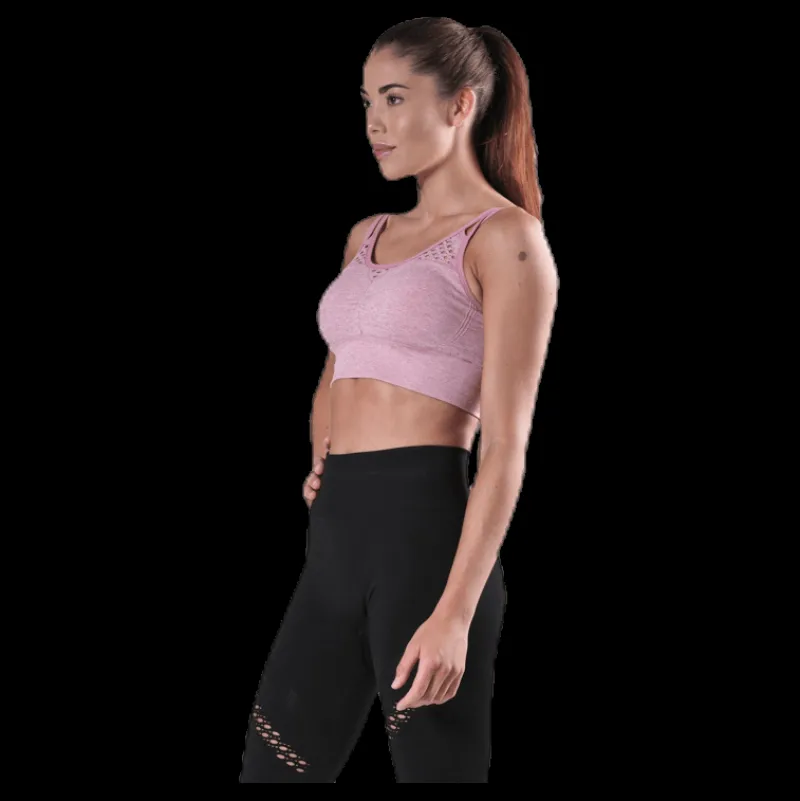 BLACC Fitness Seamless Mesh Bra Pink Rosa Online