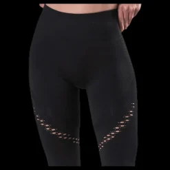 BLACC Fitness Seamless Mesh Tights Black Svart Hot