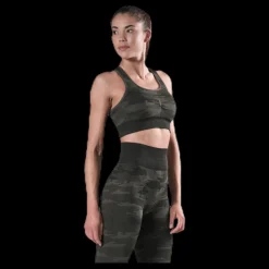 BLACC Fitness Seamless Racerback Bra Patterned/Green Mönstrad och Grön Sale