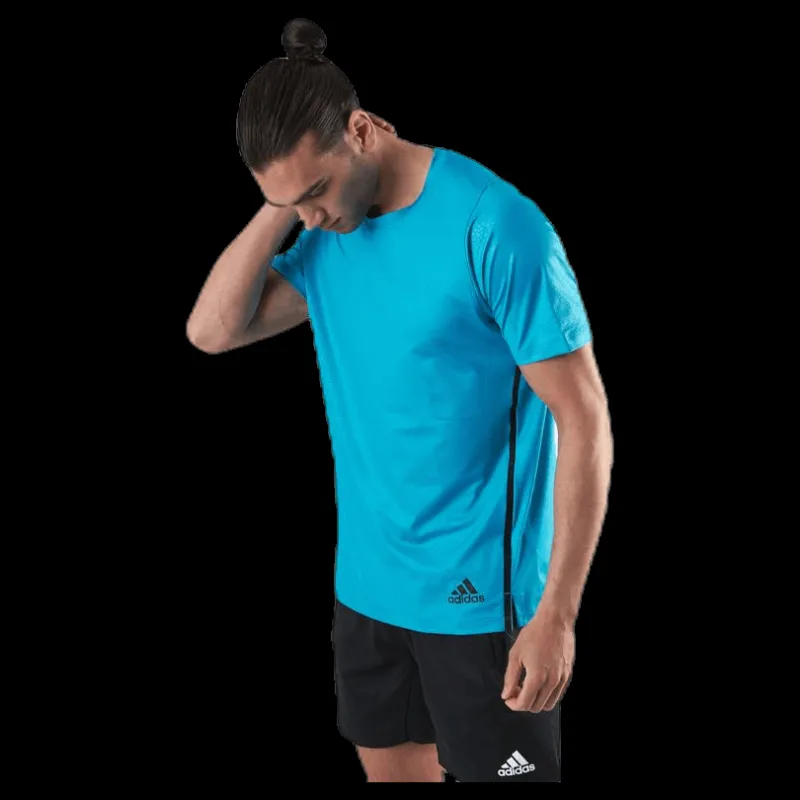 adidas FL Primeblue Tee Blue Turkos