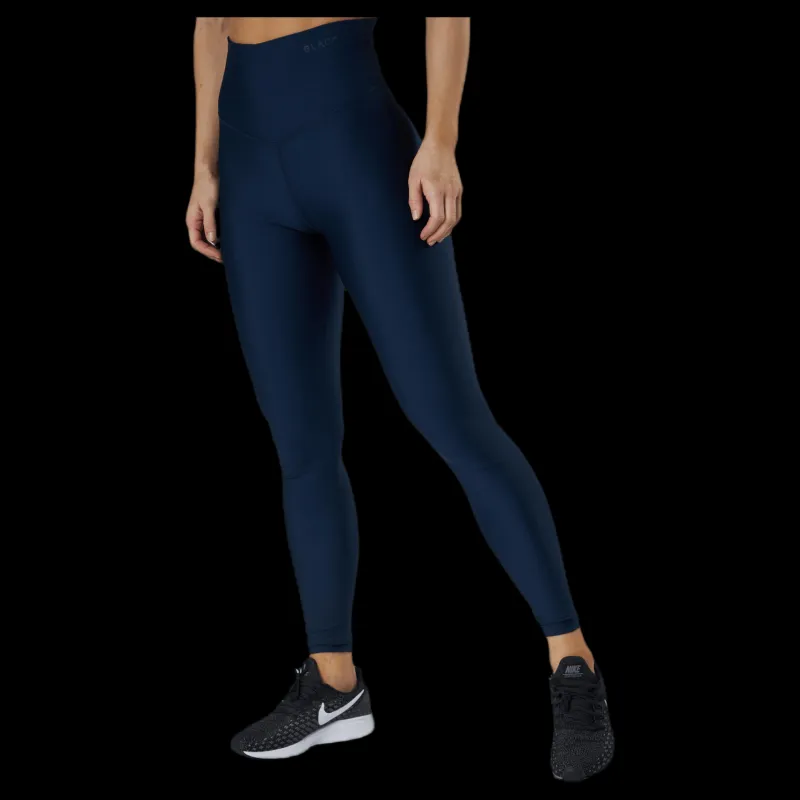 BLACC Flatter High Waist Tights Blue Blå New
