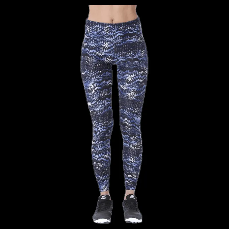 Röhnisch Flattering AOP Tights Blue/Black Blå och Svart Outlet