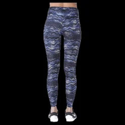 Röhnisch Flattering AOP Tights Blue/Black Blå och Svart Outlet