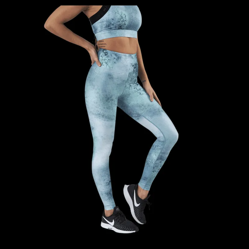 Röhnisch Flattering Keira Printed Tights Green Grön