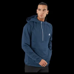 Sale adidas Fleece Anorak Crenav Blå