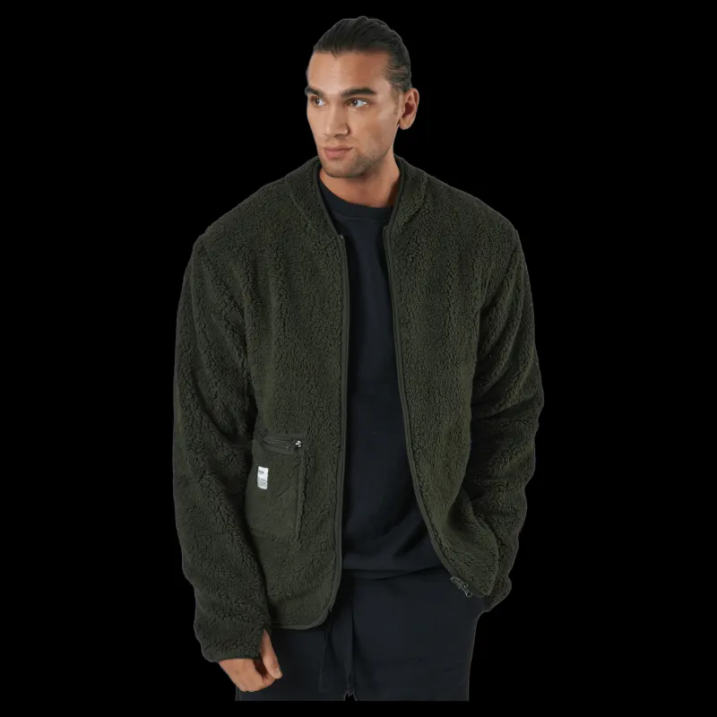 Sale Resteröds Fleece Jacket Army Green Grön