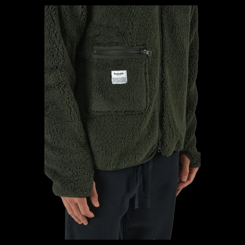 Sale Resteröds Fleece Jacket Army Green Grön