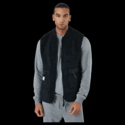 Online Resteröds Fleece Vest Black Svart