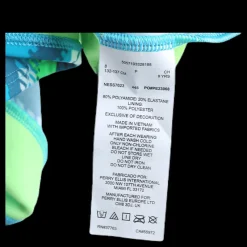 Nike Swim Floral Camo Crossback Tankini Turquoise Blå