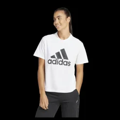 Online adidas Floral Graphic Big Logo T-Shirt White Vit