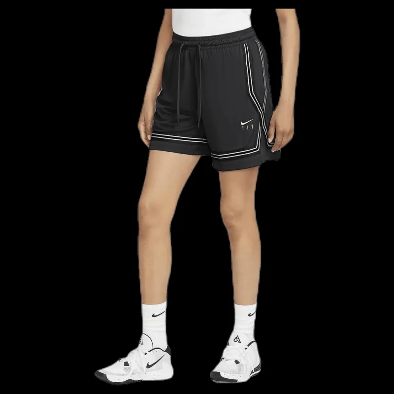 Discount Nike Fly Crossover Short White/Black Svart