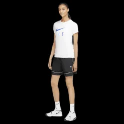 Discount Nike Fly Crossover Short White/Black Svart