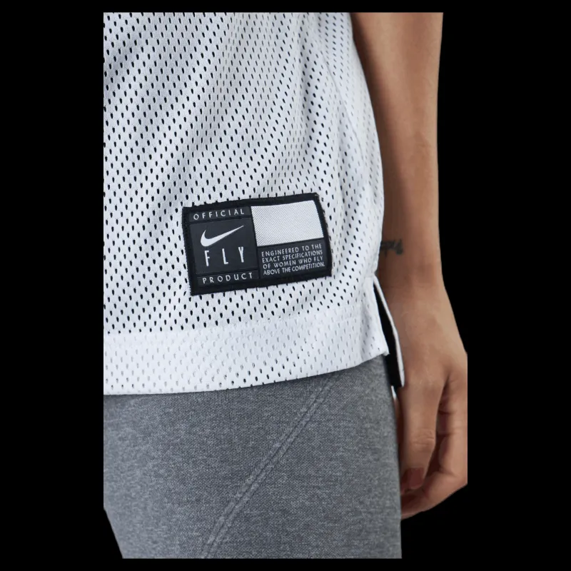 Nike Fly Rev Print Jsy White/Black Vit Hot