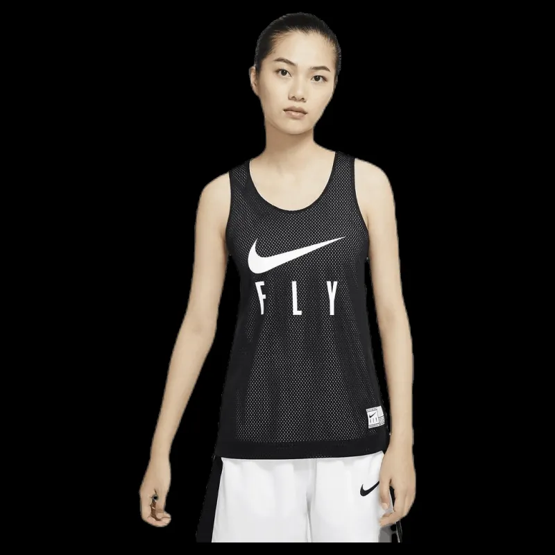 Nike Fly Reversible Jersey White/Black Svart Online