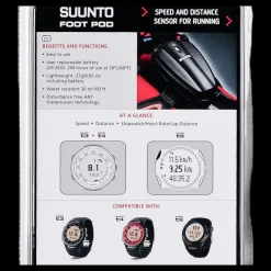 New Suunto Foot Pod Black Svart