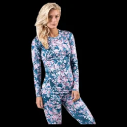 Endurance Forget-Me-Not Printed L/S Tee Patterned Mönstrad Sale