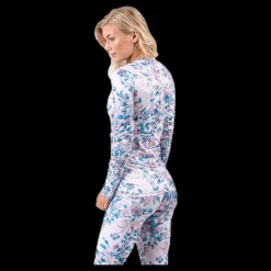Endurance Forget-Me-Not Printed L/S Tee Patterned Mönstrad Best