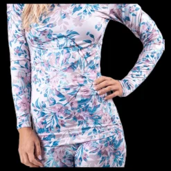 Endurance Forget-Me-Not Printed L/S Tee Patterned Mönstrad Best