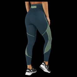 Puma Formknit Seamless Tight Dark Night-fizzy Lime Blå Online