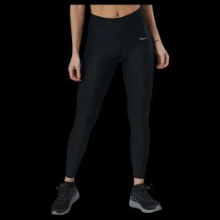 Hot Saucony Fortify 7/8 Tight Black Svart