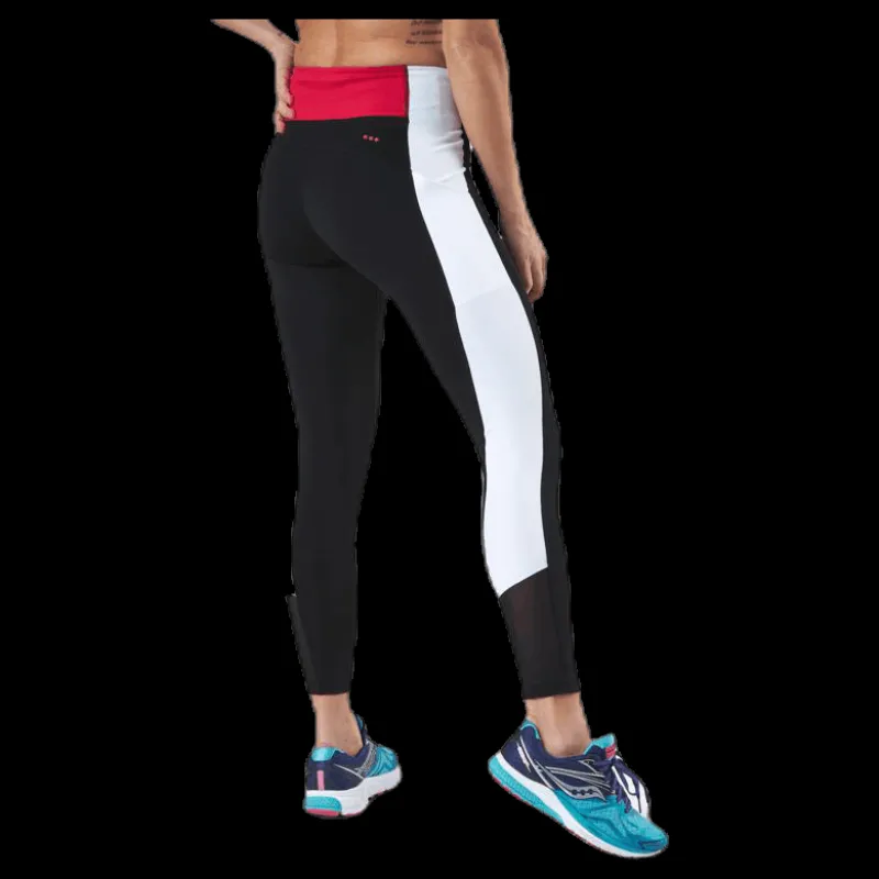 Saucony Fortify 7/8 Tight White/Black Vit och Svart New