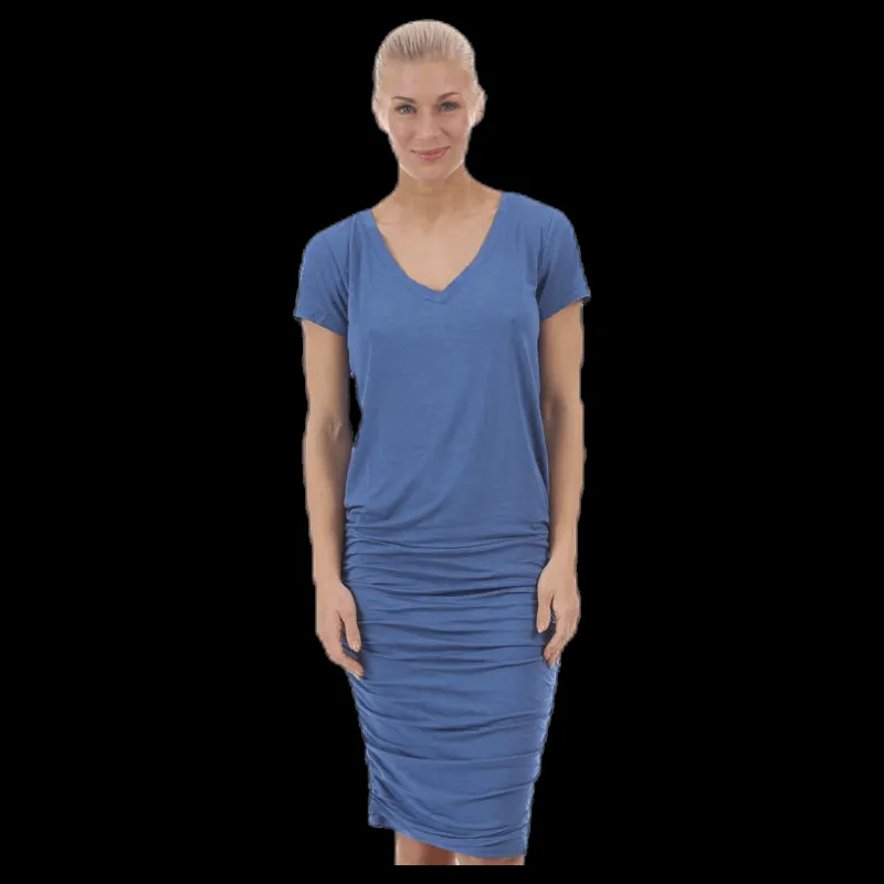 Outlet Prana Foundation Dress Blue Blå