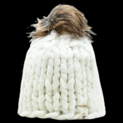 ISBJÖRN Of Sweden Fox Knitted Beanie White Vit Discount