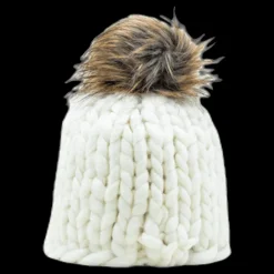 ISBJÖRN Of Sweden Fox Knitted Beanie White Vit Discount