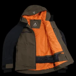 Outlet ColourWear Frame Jacket Green Flerfärgad