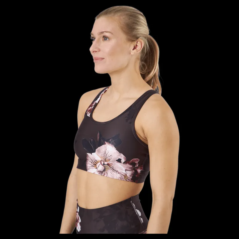 Athlecia France W Printed Bra Brun