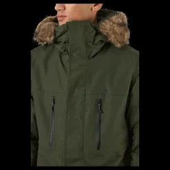 Didriksons Fredrik Usx Parka Green Svart Discount