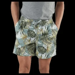 Clearance Jack & Jones Free Jogger Shorts Print Green Grön