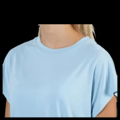 Clearance Only Free Life S/S O-Neck Top Jrs Blue Blå