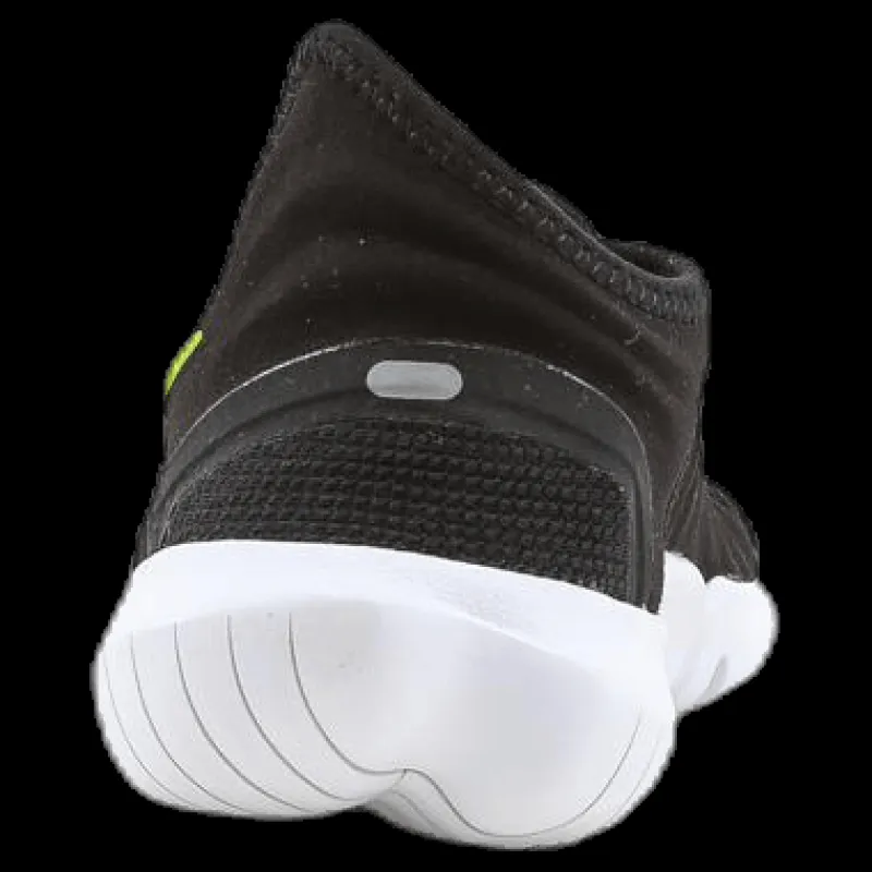 Nike Free Run Flyknit 3.0 White/Black Svart Clearance