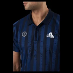 Discount adidas Tennis Freelift Polo Engineered White/Black Blå
