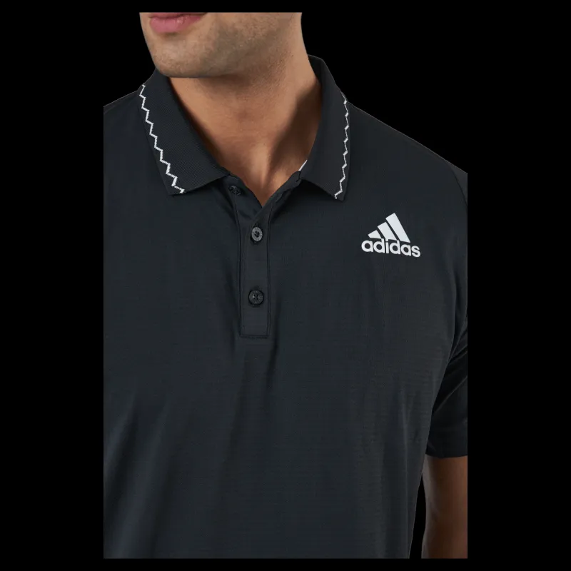 adidas Tennis Freelift Polo P.blue 000/black Svart New