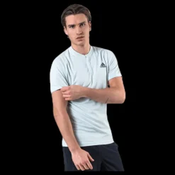 Discount adidas Freeligt Polo Heat.RDY Green Grön