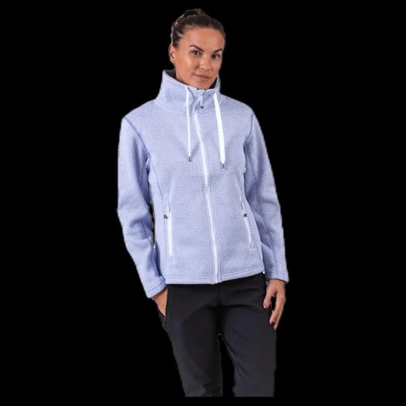 Outlet Weather Report Freida Melange Fleece Jacket Purple