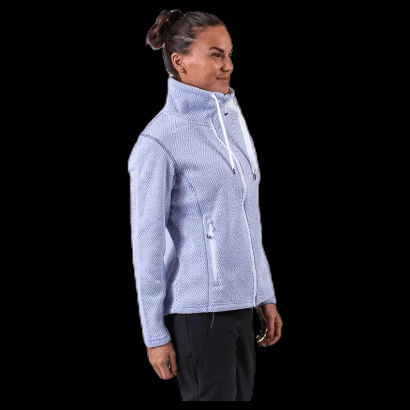 Outlet Weather Report Freida Melange Fleece Jacket Purple