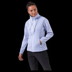 Outlet Weather Report Freida Melange Fleece Jacket Purple